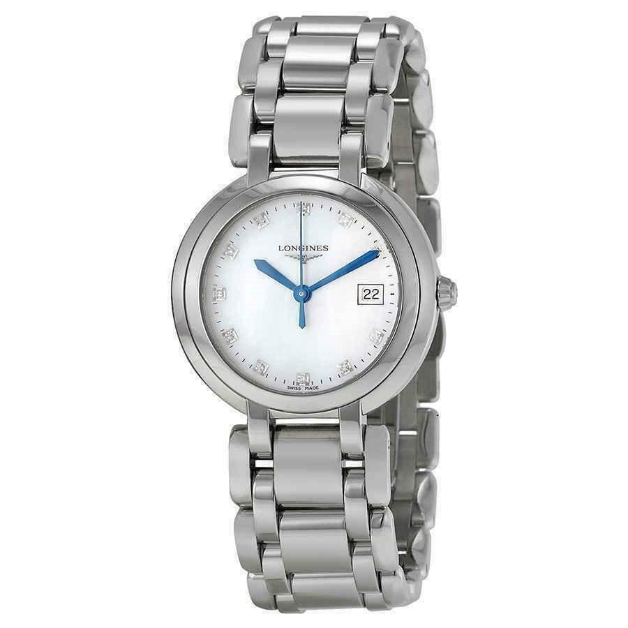 38784B29-7452-15C8-3F26-50B04EF418FD.jpg Longines Women's L81124876 PrimaLuna Stainless Steel Watch - Image 1