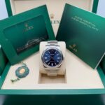 Rolex Oyster Perpetual 41mm 124300-0003 Oyster Perpetual Stainless Steel Blue Index Dial Watch - Image 10