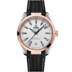 Omega Seamaster Aqua Terra 150M 41mm Silver Dial Stainless Steel and Sedna™ 18k Rose Gold Strap 220.22.41.21.02.001