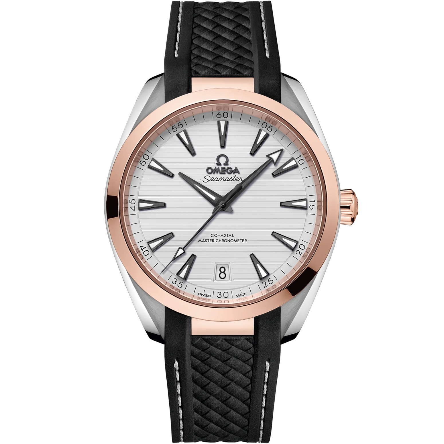 3970FE6E-424E-5063-858A-B4B18393394C.png Omega Seamaster Aqua Terra 150M 41mm Silver Dial Stainless Steel and Sedna™ 18k Rose Gold Strap 220.22.41.21.02.001 - Image 1