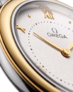 Omega De Ville Prestige 30 mm Silver Dial Stainless Steel and 18k Yellow Gold Bracelet 434.20.30.60.02.002 - Image 3