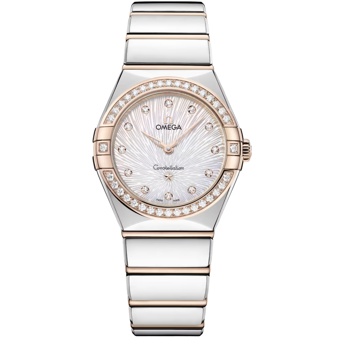 3A1213DF-70BC-AAA0-6BA5-B6872D9726D7.avif Omega Constellation Ladies' Selection 28mm steel ‑ Sedna™ gold on steel ‑ Sedna™ gold 131.25.28.60.55.003 - Image 1