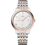 Omega De Ville Prestige 41mm Silver Dial Stainless Steel and Sedna™ 18k Rose Gold Bracelet 434.20.41.20.02.001