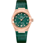 Omega Constellation Ladies' Selection 29mm Sedna™ gold on leather strap 131.53.29.20.99.002