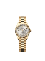 Rolex Lady-Datejust 28mm Silver Diamond Dial - Image 2