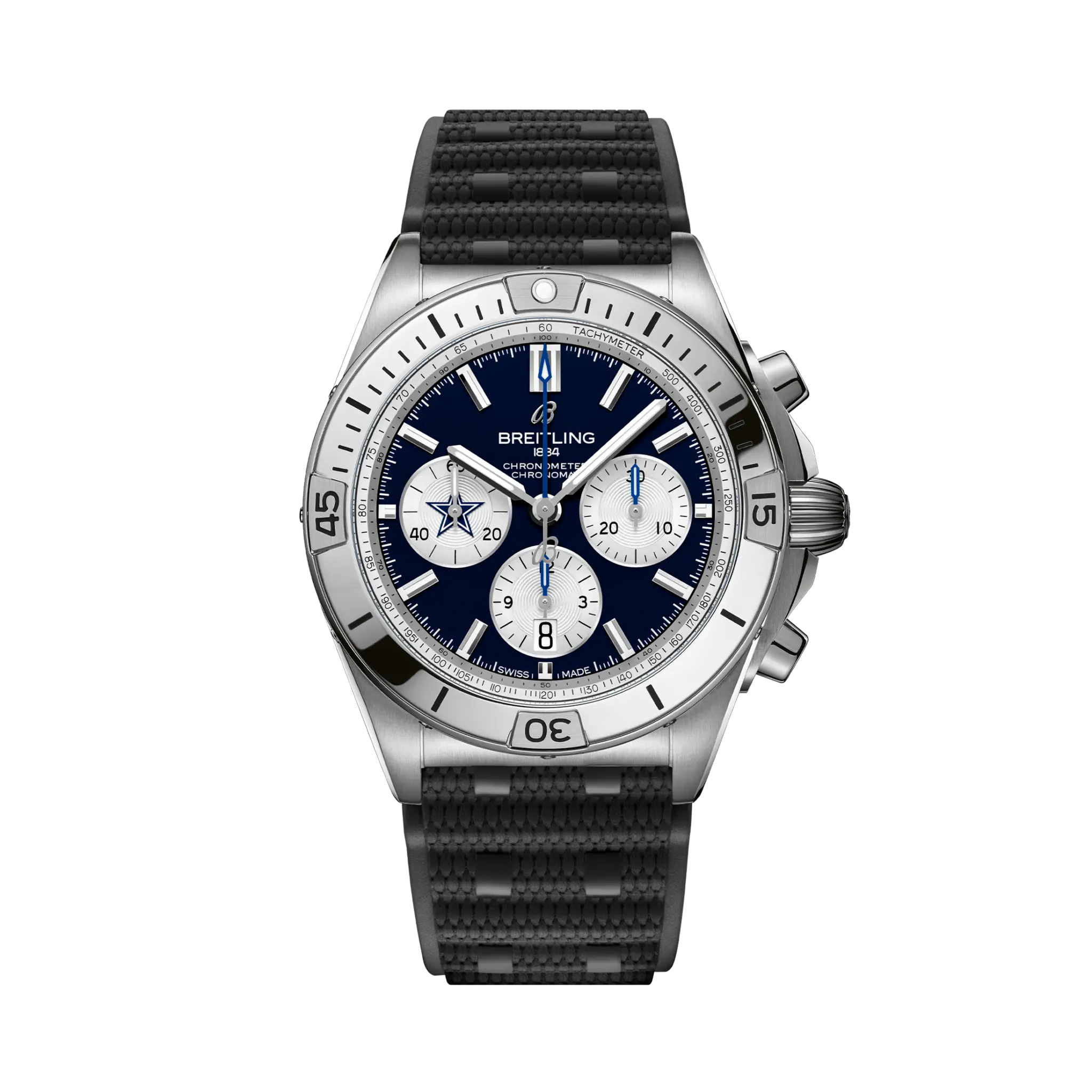 3BC86011-2C3B-2A35-663C-9441ED801CA3.png Breitling Chronomat B01 42 NFL Dallas Cowboys Edition AB01342B1C1S1 - Image 1