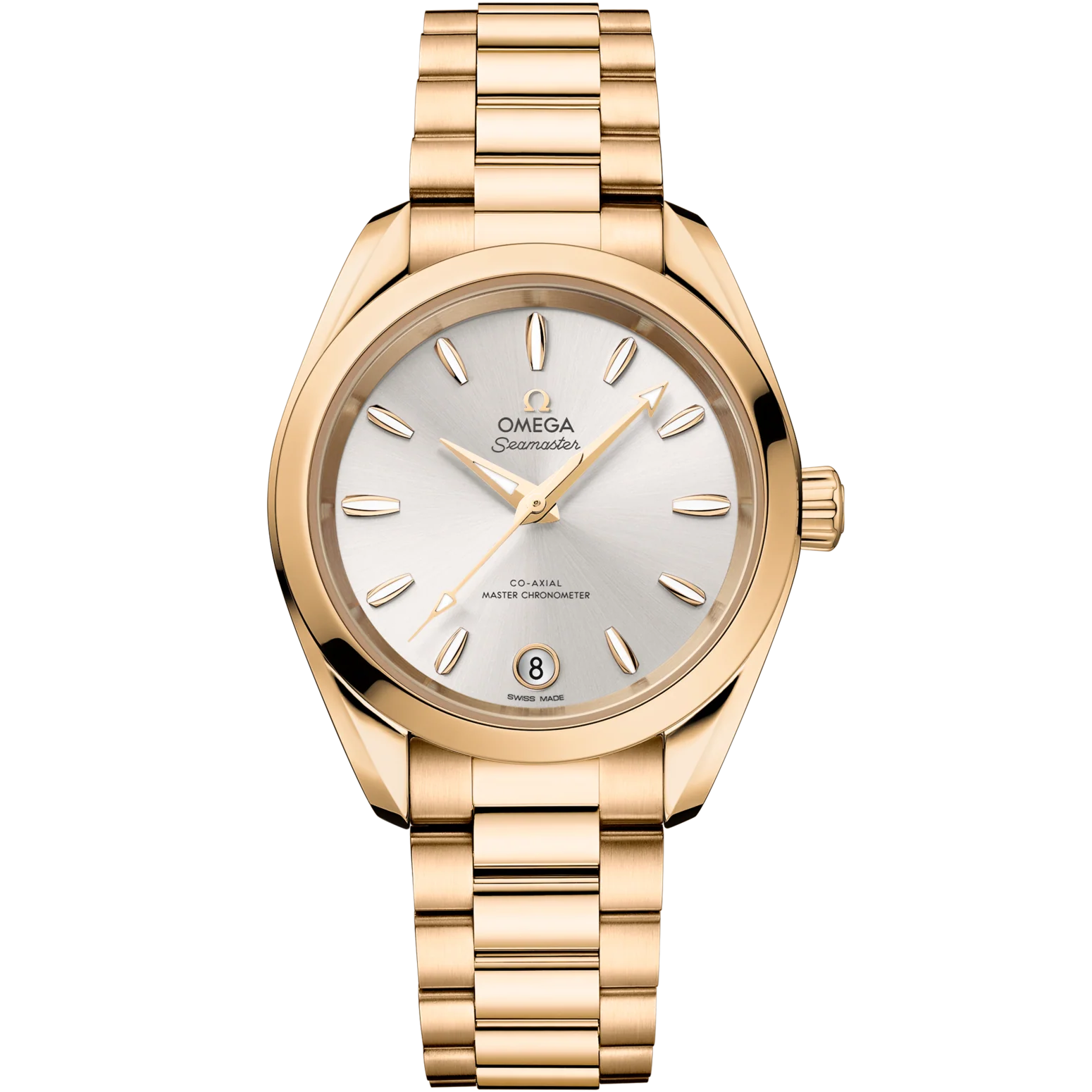 3C3E4B71-2229-7DCC-63AD-DE8835A9615F.png Omega Seamaster Aqua Terra Shades 34 mm Silver Dial Moonshine™ 18k Yellow Gold Bracelet 220.50.34.20.02.001 - Image 1