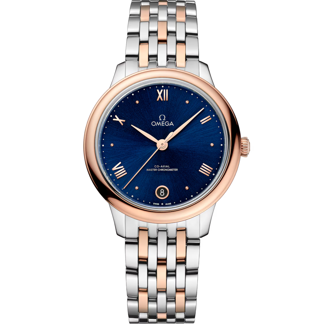 3C402C13-D762-4CD8-7E20-8A5736FA7156.avif Omega De ville Prestige Stainless steel & 18K Sedna™Gold Lady's Watch 34mm 434.20.34.20.03.001 - Image 1