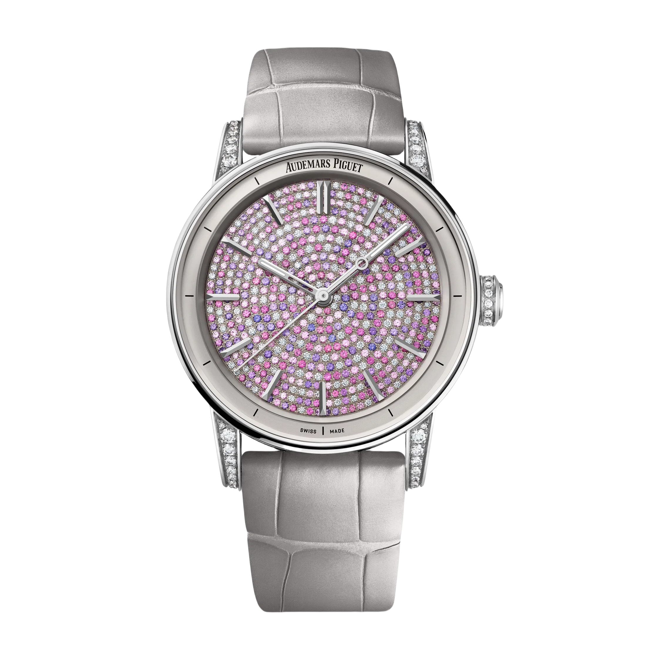 3C99855F-7F95-4707-658E-99C8DFEB58F5.png Audemars Piguet Code 11.59 Selfwinding White Gold 38 mm Pink Sapphires & Diamond Dial | 77410BC.ZZ.D132CR.01 - Image 1