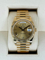 Rolex Day-Date President 40mm Yellow Gold Champagne Roman Numeral Dial - 228238 - Image 2