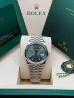 Rolex  Datejust 36mm 126200 Mint Green Dial Stainless Steel Oyster Bracelet Watch - Image 8