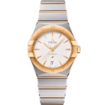 Omega Constellation 36mm Silver Dial Stainless Steel and Sedna™ 18k Yellow Gold Bracelet 131.20.36.60.02.002