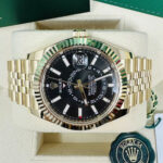 Rolex  Sky-Dweller 42mm 336938-0005 Yellow Gold Black Dial Oyster - Image 5