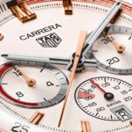 TAG Heuer Carrera Chronosprint X Porsche Special Edition 42mm Mens Watch Beige CBS2040.FC8318 - Image 3
