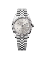 Rolex  Datejust 41mm 126334 Silver Index Jubilee Stainless Steel Mens Watch