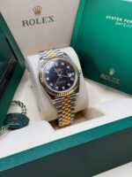 Rolex  Datejust 36mm 126233 Custom Black Dial Jubilee Bracelet Watch - Image 4