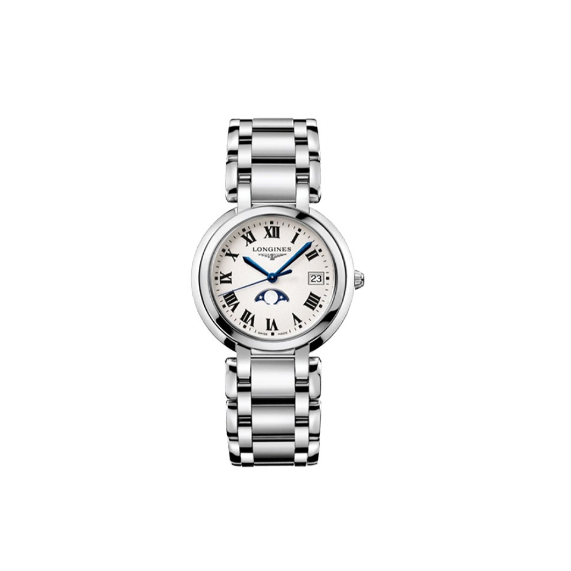 3DFE1D24-4D1F-9185-74A3-155B183151AD.jpg Longines Women's L8.116.4.71.6 Primaluna Stainless Steel Watch - Image 1