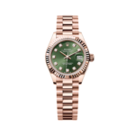 Rolex Lady-Datejust 28mm 279175 Green Diamond-Set Dial President Everose Gold