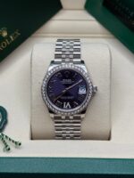 Rolex Datejust m278384RBR-0029/0030 Aubergine 31mm Dial Jubilee Watch - Image 3