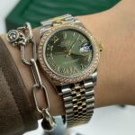 Rolex Datejust m278383RBR-0015/0016 31mm Olive Green Dial Oyster Bracelet - Image 23