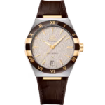 OMEGA Constellation 41mm, steel ‑ yellow gold on Leather strap 131.23.41.21.06.002