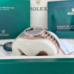 Rolex  Day-Date 40mm Slate Ombré Dial and Diamond Bezel 228345rbr-0025 - Image 6