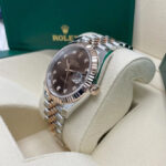 Rolex Datejust 41mm 126331 Datejust Chocolate Diamond Oyster Steel and Everose Gold Watch - Image 11