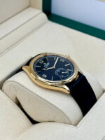 Rolex 1908 Yellow Gold Black Dial Black Alligator Strap - 52508-0002 - Image 4