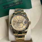 Rolex  Sky-Dweller 42mm 336938-0001 Yellow Gold Champagne Dial - Image 2