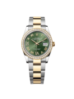Rolex  Datejust 36mm 126283 Olive Green Dial Jubilee Bracelet Watch - Image 2