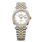 Rolex  Datejust 36mm 126283 White Dial Jubilee Bracelet Watch