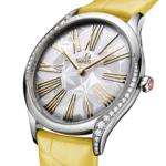 Omega De Ville Trésor quartz silver dial yellow leather strap 36mm 428.18.36.60.02.002 - Image 2