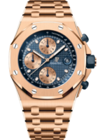 Audemars Piguet  OFFSHORE Pink Gold Blue Dial CHRONOGRAPH 42mm 26238OR.OO.2000OR.01