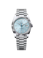 Rolex  Day-Date President 40mm Platinum Ice Blue Index Dial - 228236