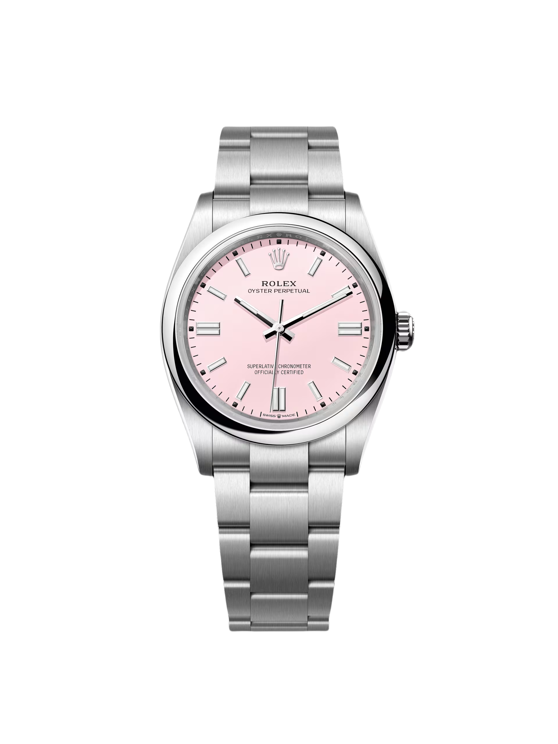 40D5D311-955B-D266-62C9-FF45F3C1F659.png Rolex Oyster Perpetual 36mm 126000-0008 Candy Pink Dial Oyster Stainless Steel - Image 1
