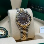 Rolex Datejust m278273-0023/0024 31mm Black Mother-of-Pearl Dial Stainless Steel and Yellow Gold Oyster Watch - Image 10