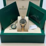 Rolex Datejust m278273-0031/0032 31mm Olive Green Floral Motif Dial Stainless Steel and Yellow Gold Oyster Watch - Image 10