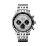 Breitling AB0138241G1A1 Navitimer B01 Silver Dial - Νew