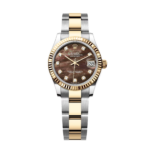 Rolex Datejust m278273-0023/0024 31mm Black Mother-of-Pearl Dial Stainless Steel and Yellow Gold Oyster Watch