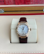 Omega Constellation Ladies' Selection 29mm Sedna™ gold on leather strap 131.58.29.20.55.002 - Image 2