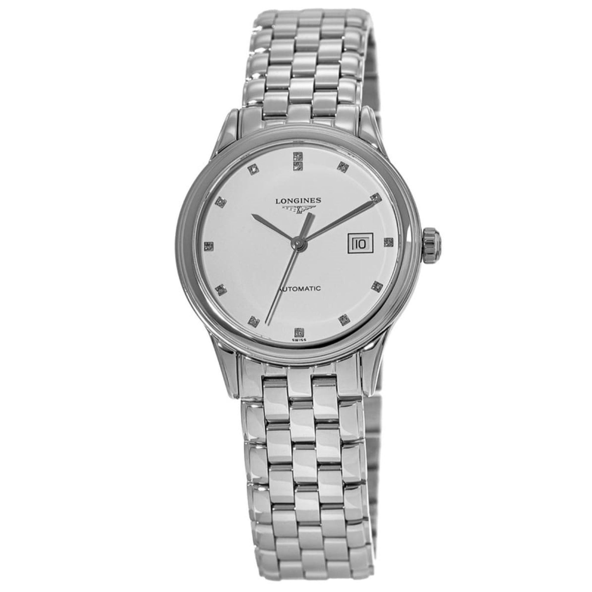 41F4FE2F-7001-A22A-82EB-FA7AB3B900F7.jpg Longines Women's L4.374.4.27.6 Flagship Stainless Steel Watch - Image 1