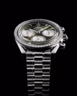 Omega Speedmaster 38 Green Dial 38 mm with Diamonds Stainless Steel Bracelet 324.15.38.50.60.001 - Image 6