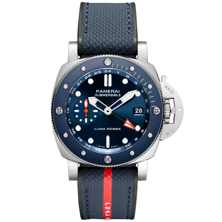 423F7E5A-B0F3-1787-827E-5BDEF491B0A3.png Panerai Submersible GMT Luna Rossa Titanio 42mm PAM01507 - Image 1