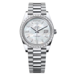 Rolex Day-Date 40mm 228396TBR-0043 Mother Of Pearl Diamond Dial and Bezel