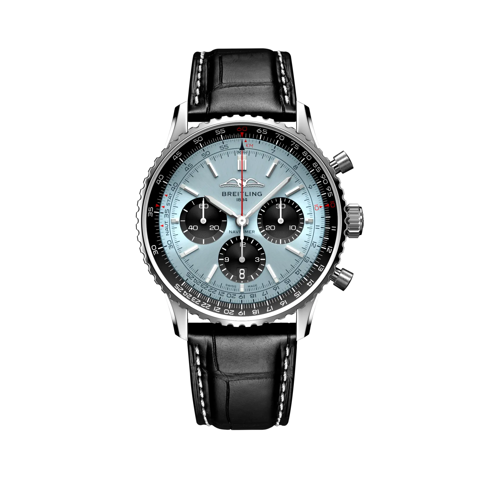 42869403-55FC-96F2-FEB6-5E1BA20BE9D5.png Breitling Navitimer B01 Chronograph 43mm AB0138241C1P1 - Image 1