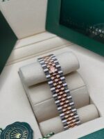 Rolex Datejust m278381-0027/0028 Chocolate Diamond 31mm Dial Diamond-Set Bezel and Oyster Bracelet Watch - Image 8