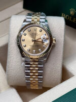 Rolex Datejust m278273-0025/0026 31mm Champagne Dial Stainless Steel and Yellow Gold Oyster Watch - Image 9