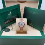 Rolex Lady-Datejust 28mm 279175 Mother-of-Pearl Dial President Everose Gold - Image 11