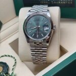 Rolex  Datejust 36mm 126234 Mint Green Dial Jubilee Bracelet Watch - Image 4