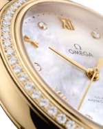 Omega De Ville Prestige 34mm White Dial with Diamonds 18k Yellow Gold Strap 434.58.34.20.55.002 - Image 3